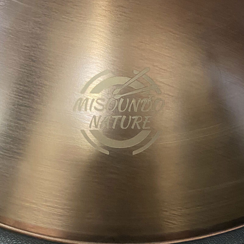 MiSoundofNature Handpan Personalizzato F3 in Ember Steel 22" – 14 Note (12+2), Disponibile in 432 Hz e 440 Hz
