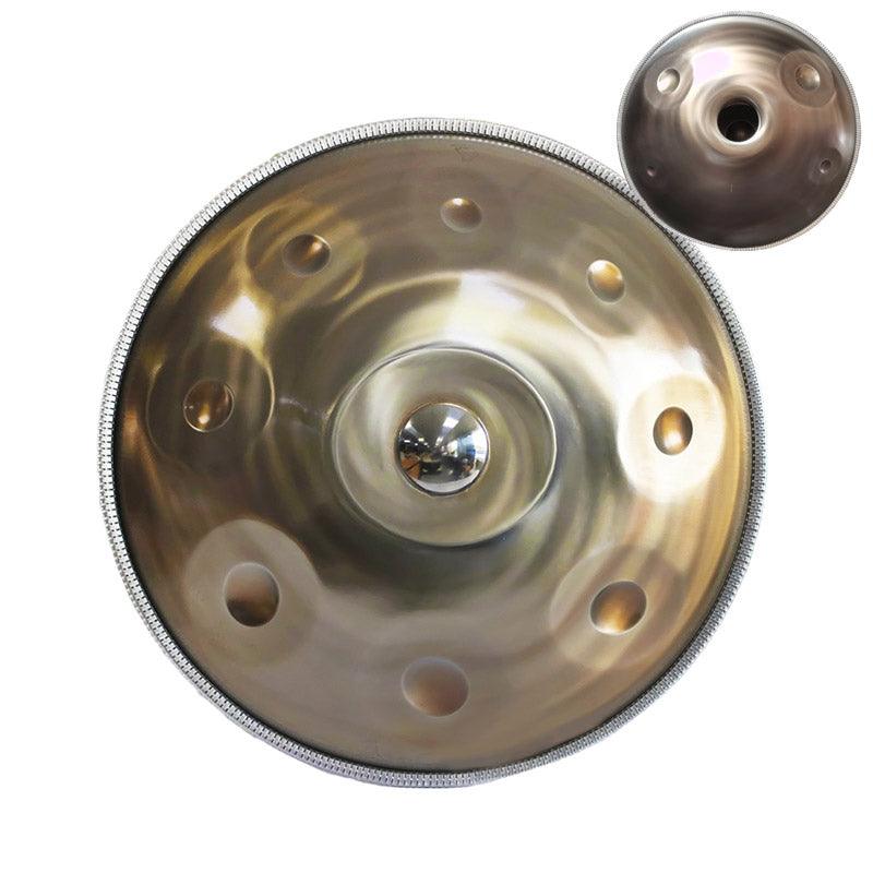 Mountain Rain Customized D3 Minor Master Version / Standard Version High-end Stainless Steel Handpan Drum, Available in 432 Hz and 440 Hz, 22 Inch 9/10/12/13/14/15/16 Notes Professional Performances - HLURU.SHOP