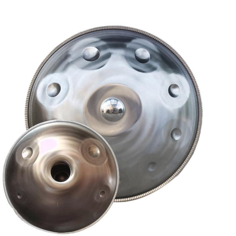 Mountain Rain Customized D3 Minor Master Version / Standard Version High-end Stainless Steel Handpan Drum, Available in 432 Hz and 440 Hz, 22 Inch 9/10/12/13/14/15/16 Notes Professional Performances - HLURU.SHOP