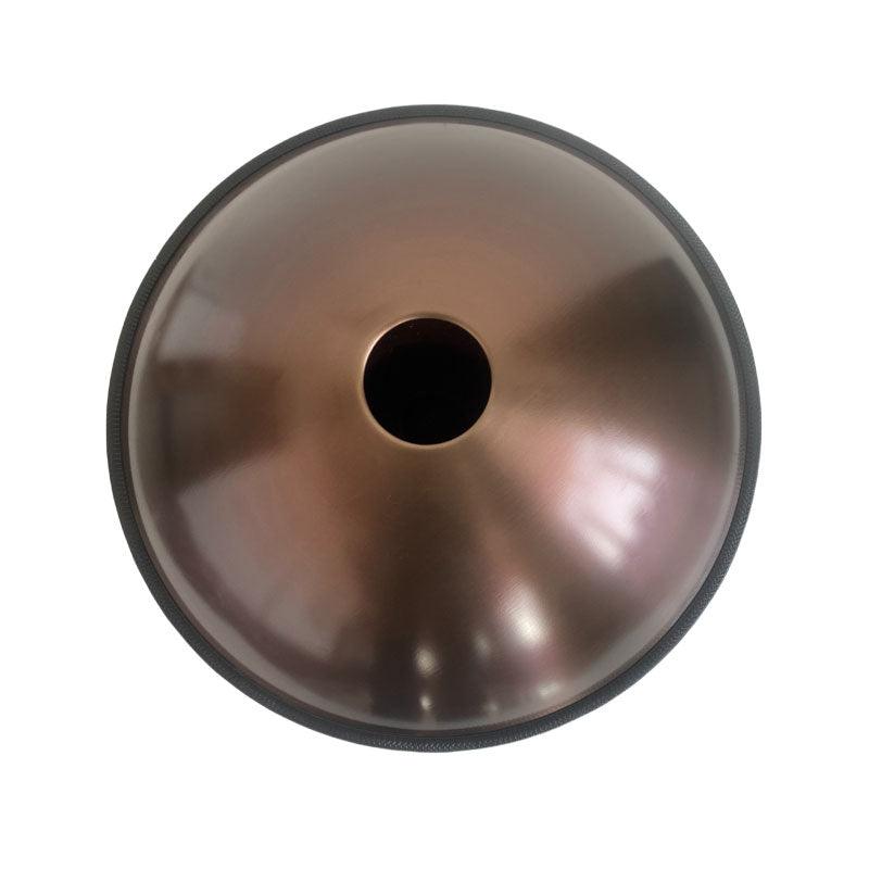 MiSoundofNature Customized X-Star 22 Inch 9/(9+2) Notes F3 Dorian Scale High-end 1.2mm Stainless Steel Handpan Drum, Available in 432 Hz and 440 Hz