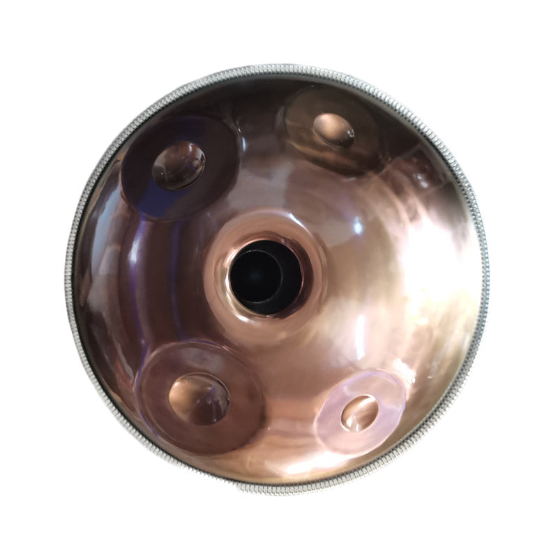 MiSoundofNature Customized Master Version Mountain Rain Stainless Steel Handpan Drum D Minor 22 Inch 9/10/12/13 Notes Percussion Instrument - MiSoundofNature