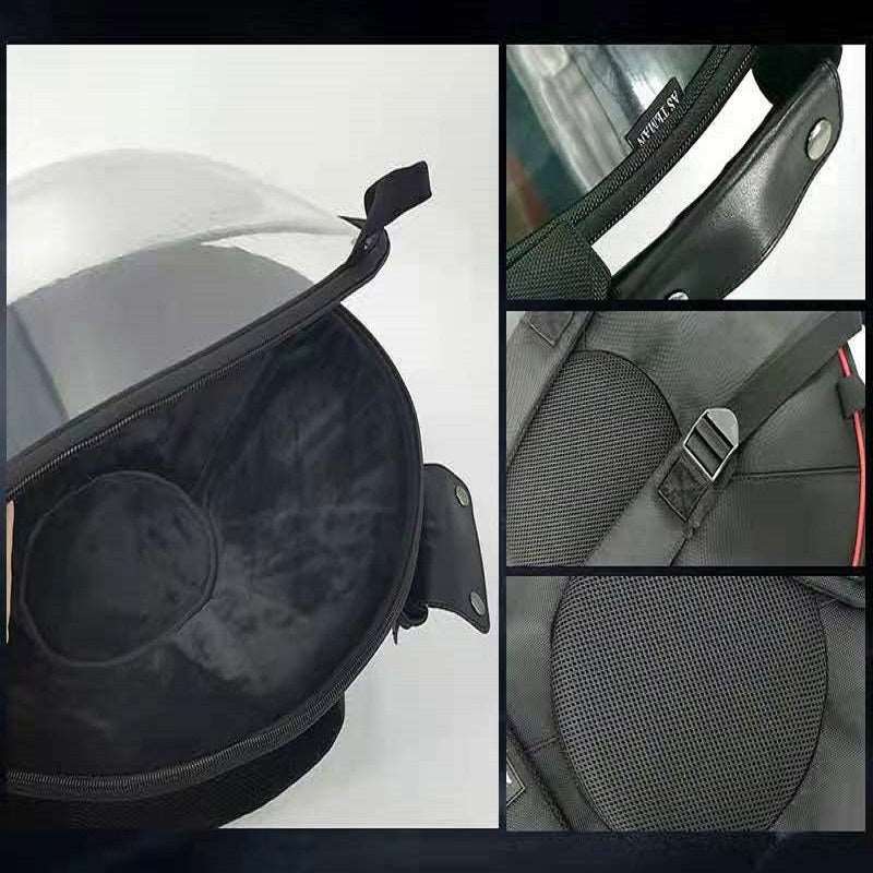 AS TEMAN Bolso de mano transparente | Adecuado para Handpan de 22 pulgadas | Almohadilla suave con memoria protectora incorporada