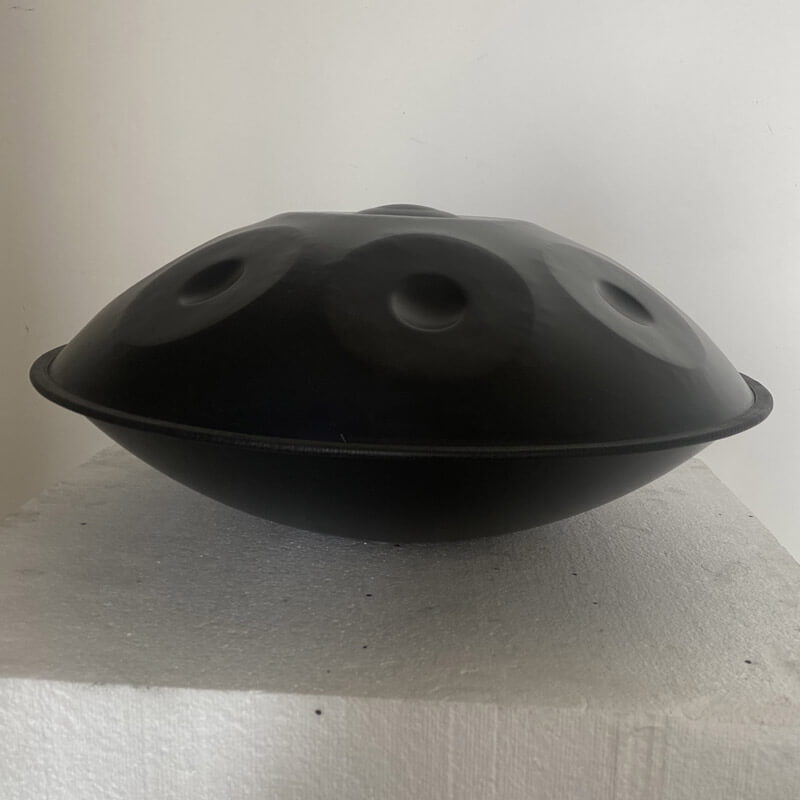 MiSoundofNature Handpan Drum Harmonic Scale C Minor 22 Inches 9 Notes High-end Nitride Steel Percussion Instrument, Available in 432 Hz and 440 Hz