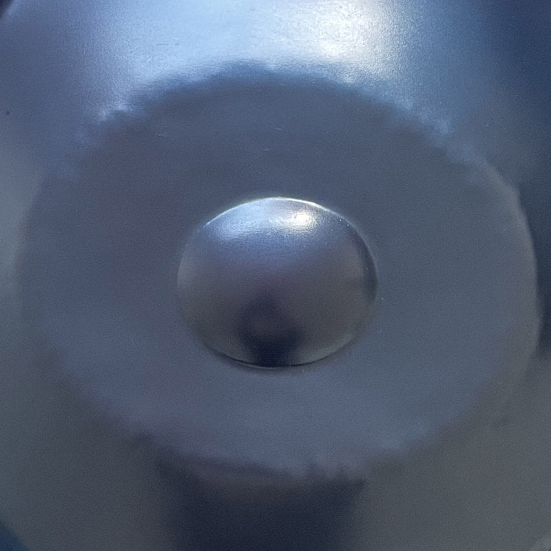MiSoundofNature Handpan Drum D Minor Hijaz Scale 22 Inches 9/10/12 Notes High-end Nitride Steel Percussion Instrument, Available in 432 Hz and 440 Hz