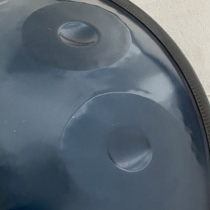 MiSoundofNature Handpan Drum D Minor Hijaz Scale 22 Inches 9/10/12 Notes High-end Nitride Steel Percussion Instrument, Available in 432 Hz and 440 Hz