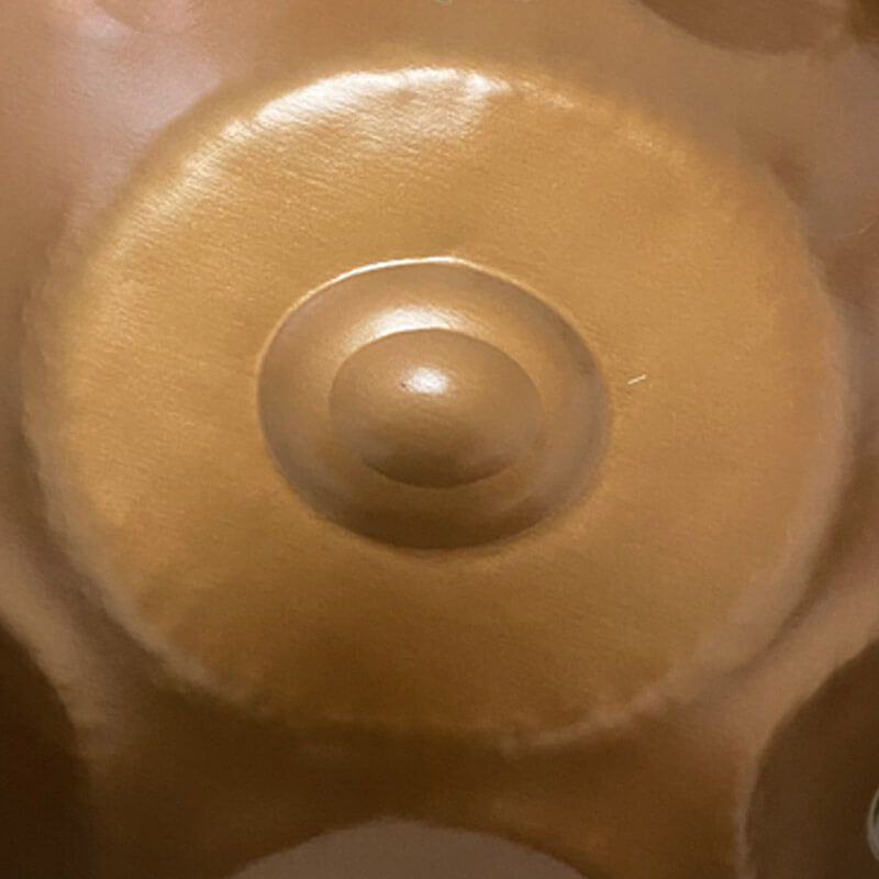 MiSoundofNature Customized Handpan Drum 22 Inch 14(12+2) Notes F3 Standard Version Stainless Steel Percussion Instrument, Available in 432 Hz and 440 Hz