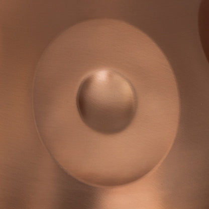 MiSoundofNature Mini Handpan 18" – Scala G Minor, 9 Note, Acciaio Inox Premium, Disponibile in 432 Hz e 440 Hz