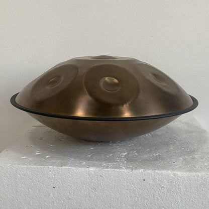 MiSoundofNature Custom Handpan Ember Steel Kurd D-Moll 22 Zoll 14(12+2) Töne Hang Musikinstrument