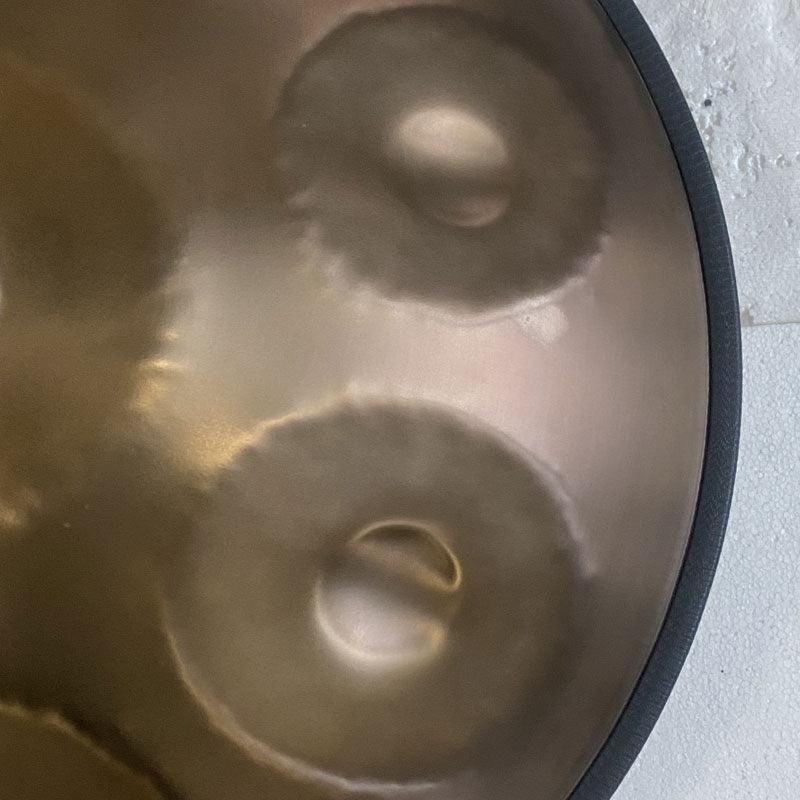 MiSoundofNature Custom Handpan Ember Steel Kurd D-Moll 22 Zoll 14(12+2) Töne Hang Musikinstrument