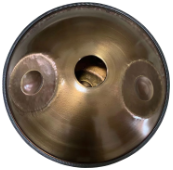 MiSoundofNature Customized F3 Ember Steel High End Handpan-Trommel 22 Zoll 14(12+2) Noten, erhältlich in 432 Hz und 440 Hz