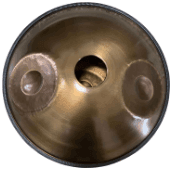 MiSoundofNature Custom Handpan Ember Steel Kurd D-Moll 22 Zoll 14(12+2) Töne Hang Musikinstrument