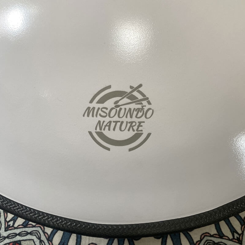MiSoundofNature Customized Handpan Drum 22 Inch 14(12+2) Notes F3 Standard Version Stainless Steel Percussion Instrument, Available in 432 Hz and 440 Hz