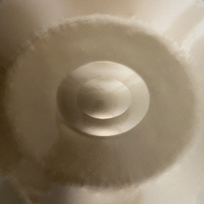MiSoundofNature Customized Handpan Drum 22 Inch 14(12+2) Notes F3 Standard Version Stainless Steel Percussion Instrument, Available in 432 Hz and 440 Hz