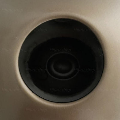 MiSoundofNature Mini-Handpan-Trommel aus hochwertigem Edelstahl, handgefertigt in g-Moll, 9 Noten, 45,7 cm – erhältlich in 432 Hz und 440 Hz, lasergraviertes Mandala-Muster. Verblasst nicht. 