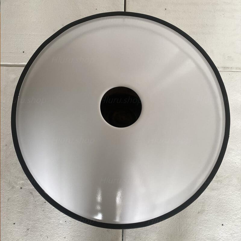 MiSoundofNature Mini-Handpan-Trommel aus hochwertigem Edelstahl, handgefertigt in g-Moll, 9 Noten, 45,7 cm – erhältlich in 432 Hz und 440 Hz, lasergraviertes Mandala-Muster. Verblasst nicht. 