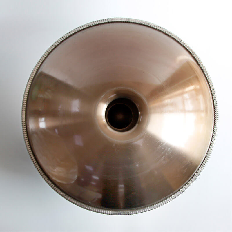 Customized MiSoundofNature 22 Inch 12 Notes Stainless Steel Handpan Drum, Kurd / Celtic Scale D Minor, Available in 432 Hz and 440 Hz, High-end Percussion Instrument
