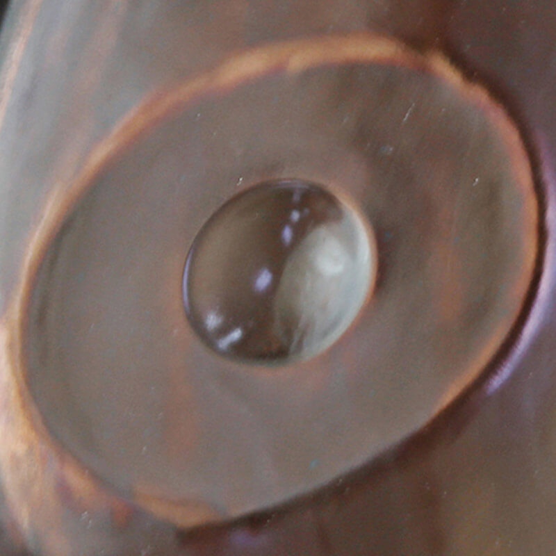 Customized MiSoundofNature D Minor Kurd 22 Inch 13 (9+4) Notes Stainless Steel Handpan Drum, Available in 432 Hz and 440 Hz, High-end Percussion Instrument