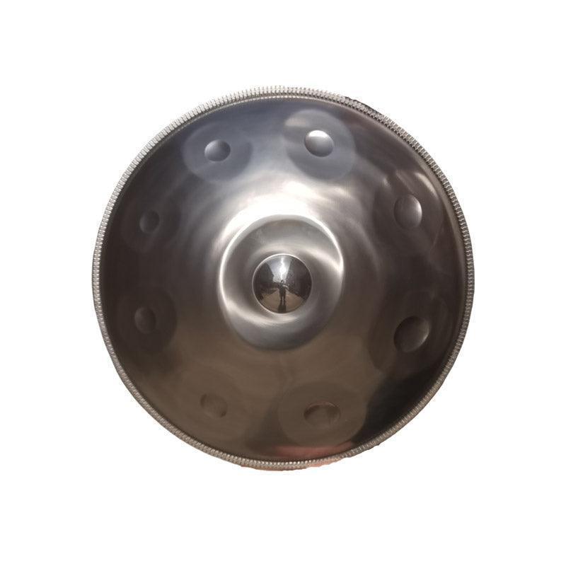 MiSoundofNature 22 Inch 9 Notes Stainless Steel Handpan Drum, Kurd / Celtic Scale D Minor, Available in 432 Hz and 440 Hz, High-end Percussion Instrument