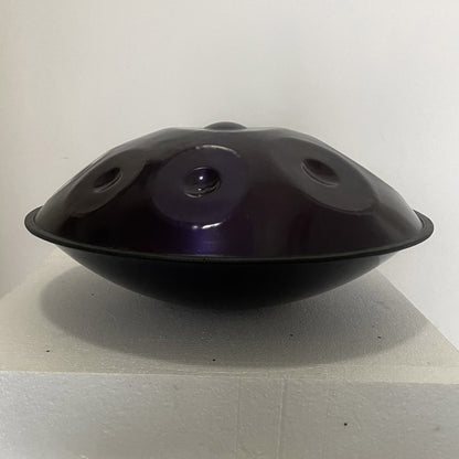 MiSoundofNature Handpan Drum Harmonic Scale C Minor 22 Inches 9 Notes High-end Nitride Steel Percussion Instrument, Available in 432 Hz and 440 Hz