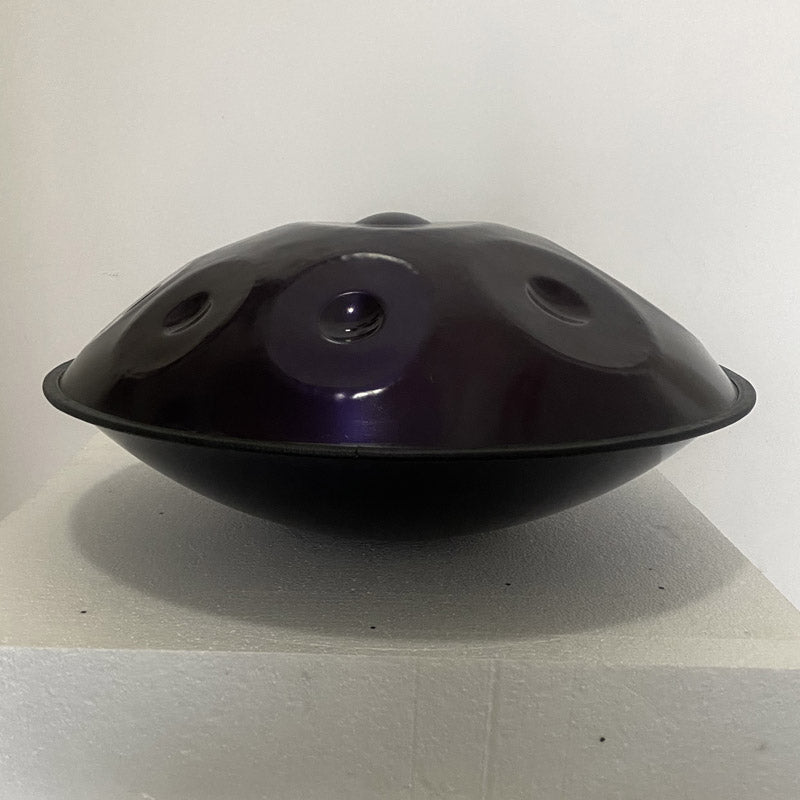 MiSoundofNature Handpan Drum D Minor Hijaz Scale 22 Inches 9/10/12 Notes High-end Nitride Steel Percussion Instrument, Available in 432 Hz and 440 Hz