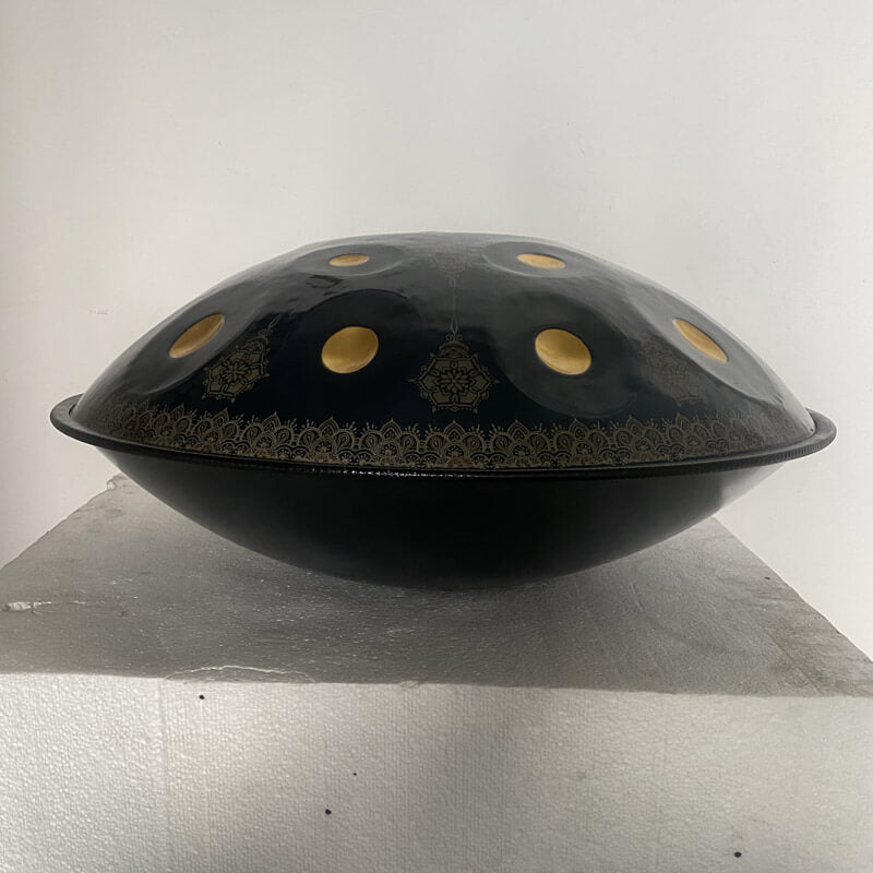 MiSoundofNature Handpan Drum hecho a mano Royal Garden personalizado Hijaz D menor 22 pulgadas 9/10/12 notas acero nitruro, disponible en 432 Hz y 440 Hz