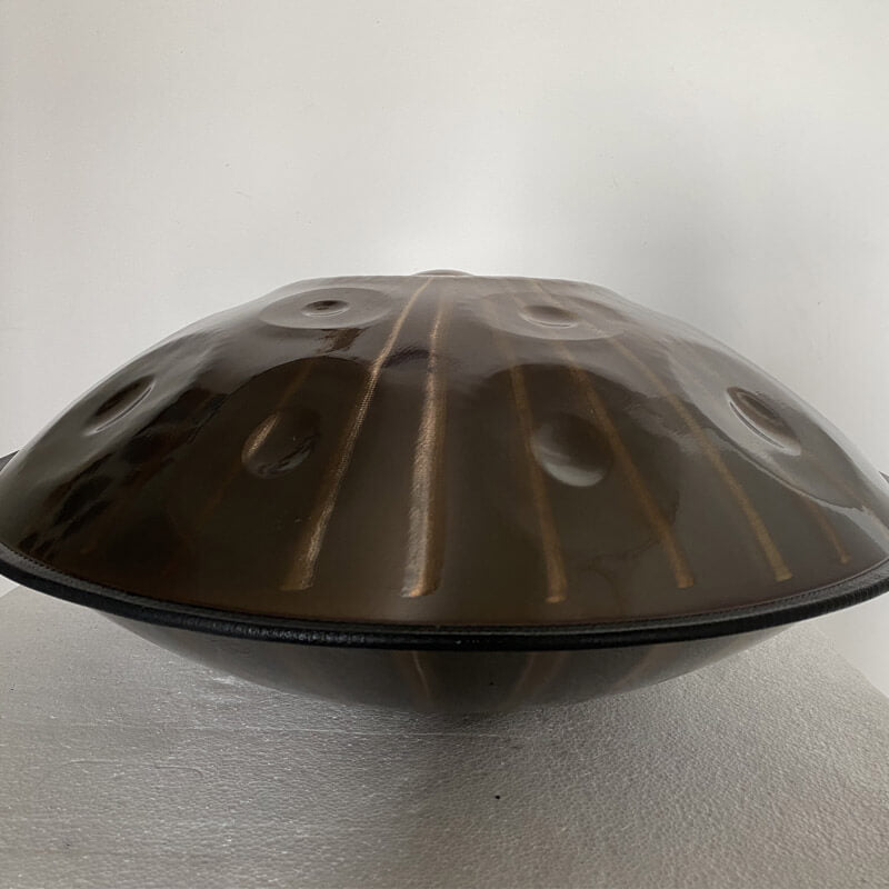 Customized MiSoundofNature Sun God E La Sirena Scale 22'' 9/10/12 Notes High-end 1.2mm Stainless Steel Handpan Drum, Available in 432 Hz and 440 Hz