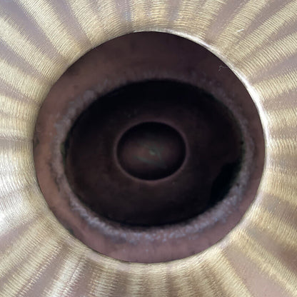 Customized MiSoundofNature Sun God E La Sirena Scale 22'' 9/10/12 Notes High-end 1.2mm Stainless Steel Handpan Drum, Available in 432 Hz and 440 Hz