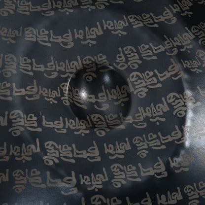 MiSoundofNature Sanskrit Kurd Celtic D Minor 22 Inch 9/10/12 Notes Stainless Steel / Nitride Steel Handpan Drum, Available in 432 Hz & 440 Hz