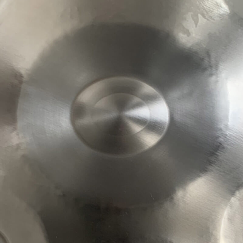 MiSoundofNature Hand Pan Drum 22 Inches 10 Tones Kurd / Celtic Scale D Minor High-end Stainless Steel Handmade Performance Sound Healing Handpan, Available in 432 Hz and 440 Hz