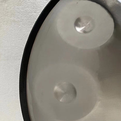 MiSoundofNature Mini Handpan 18" – Scala G Minor, 9 Note, Acciaio Inox Premium, Disponibile in 432 Hz e 440 Hz