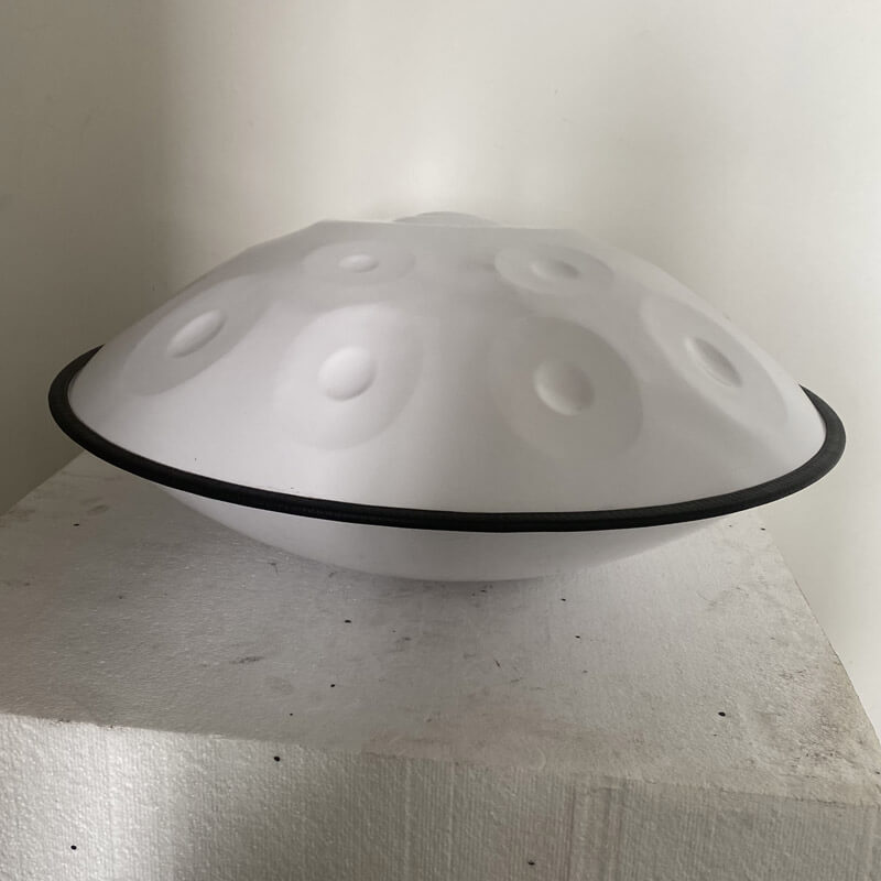 MiSoundofNature Customized Handpan Drum 22 Inch 14(12+2) Notes F3 Standard Version Stainless Steel Percussion Instrument, Available in 432 Hz and 440 Hz