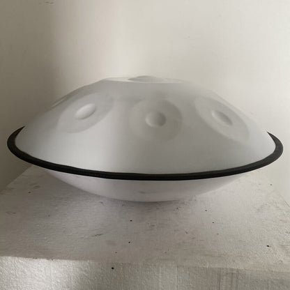 MiSoundofNature Hand Pan Drum 22 Inches 10 Tones Kurd / Celtic Scale D Minor High-end Stainless Steel Handmade Performance Sound Healing Handpan, Available in 432 Hz and 440 Hz