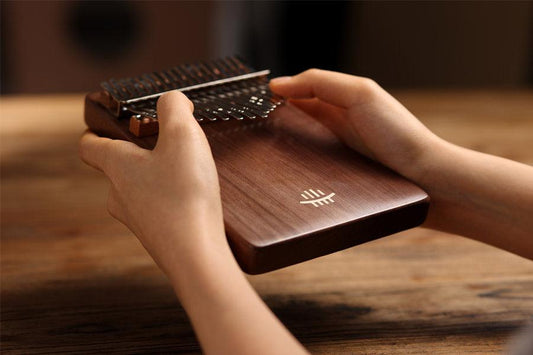 HLURU 17 Key Flat Board Kalimba Thumb Piano, Acacia Single Board C Tone Kalimba Instrument - HLURU.SHOP