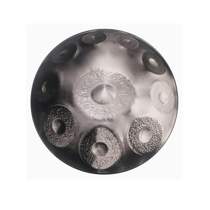MiSoundofNature Handpan Sun God E La Sirena 22" – 9 Note, Acciaio Nitrurato Premium, Disponibile in 432 Hz e 440 Hz