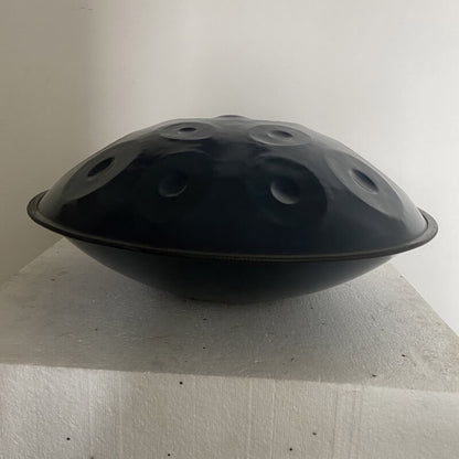 MiSoundofNature Handpan Drum D Minor Hijaz Scale 22 Inches 9/10/12 Notes High-end Nitride Steel Percussion Instrument, Available in 432 Hz and 440 Hz