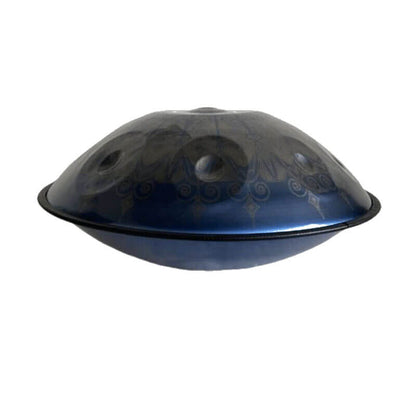 MiSoundofNature Customized Epiphany Entirely Handmade Handpan Drum - Hijaz Scale D Minor Stainless Steel 22 In 9/10/12 Notes, Available in 432 Hz & 440 Hz