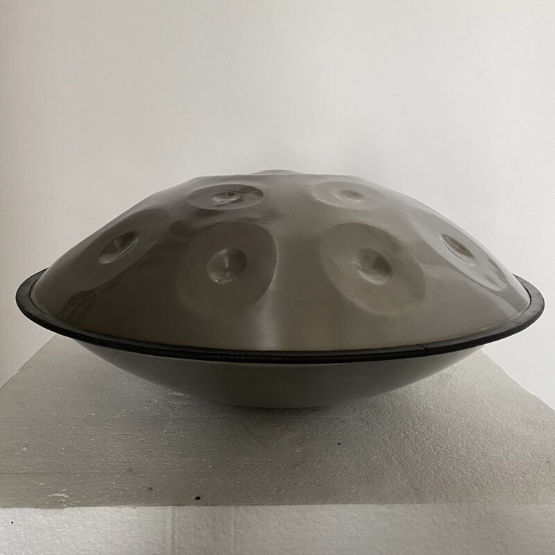 MiSoundofNature Handpan Drum 22 Inch 12 Notes D Minor Kurd Celtic Scale / C Major Stainless Steel Percussion Instrument, Available in 432 Hz and 440 Hz