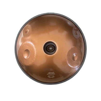 HLURU Customized Kurd D Minor High-end Stainless Steel Handpan Drum, Available in 432 Hz and 440 Hz, 22 Inch 13 Notes Percussion Instrument