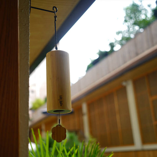 MiSoundofNature 9 Note Indoor & Outdoor Bamboo Wind Chime | Planet Series