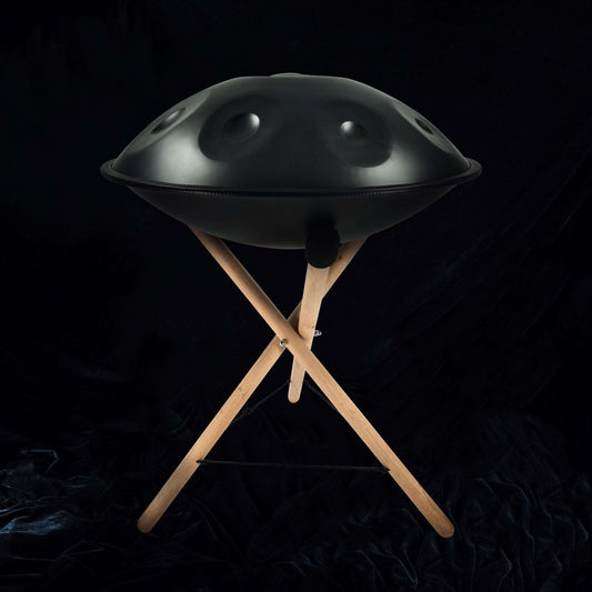 AS TEMAN | Handpan Stand Wooden Handpan Stand | Handpan support tripod wood color