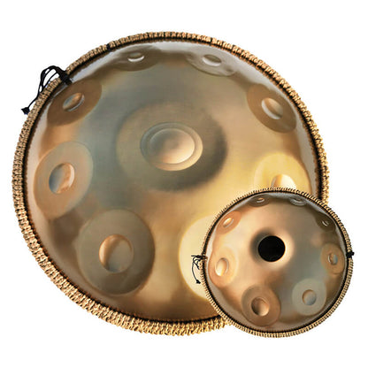 AS TEMAN Handpan Performer 17 Notes D Minor Scale Hangdrum with gift set