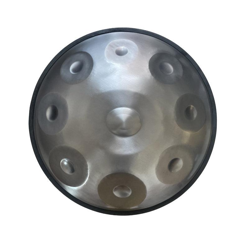 Customized Kurd D Minor High-end Stainless Steel Handpan Drum, Available in 432 Hz and 440 Hz, 22 Inch 13(9+4) Notes Percussion Instrument - HLURU