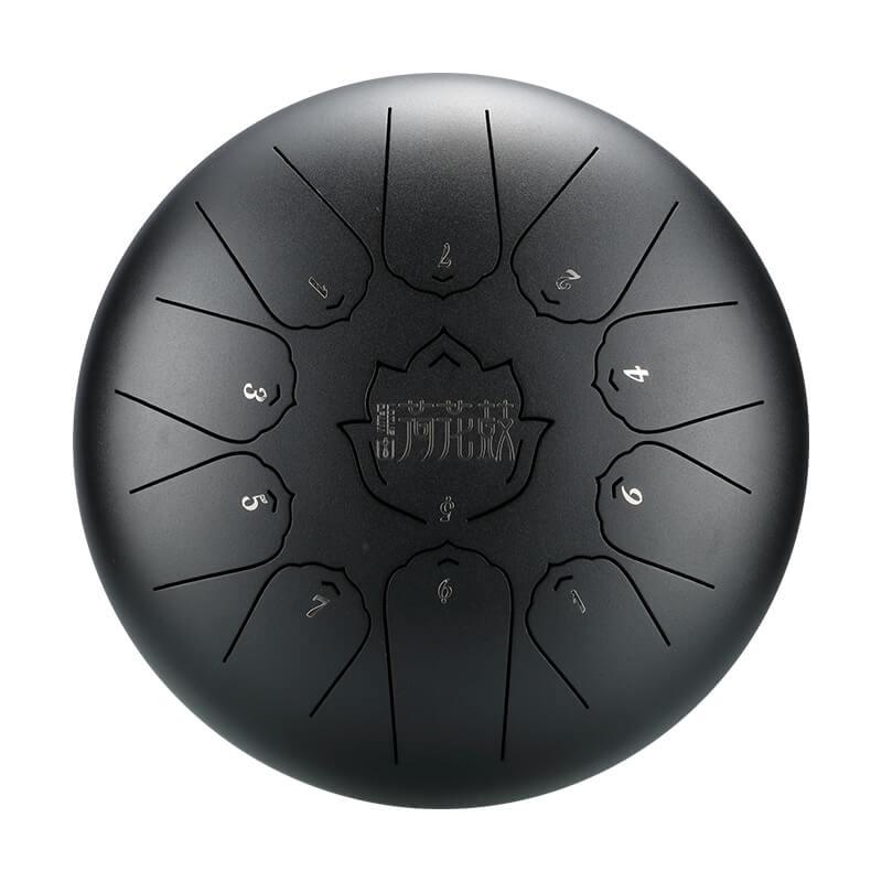 MiSoundofNature Huashu Upgrade Lotus Carbon Steel Tongue Drum 10 Inches 11 Notes C Major (6 colors) - MiSoundofNature