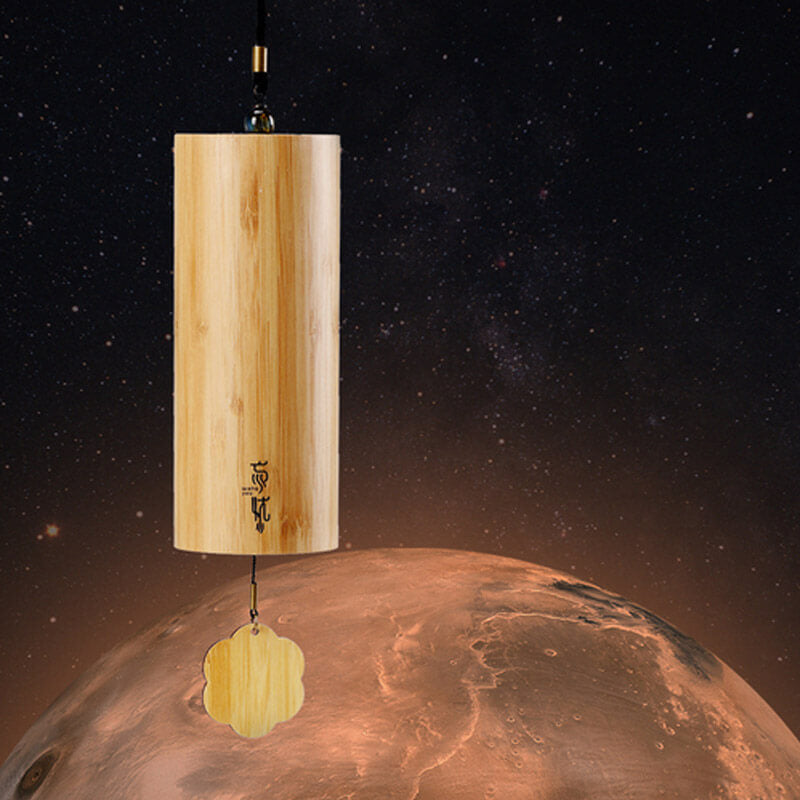 MiSoundofNature 9 Note Indoor & Outdoor Bamboo Wind Chime | Planet Series