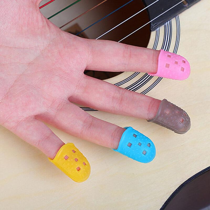 Silicone Protective Finger Cover For Stringed Instruments - Kalimba Thumb Piano, Lyre Harp And Guitar - MiSoundofNature