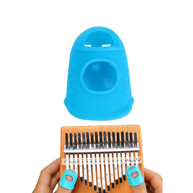 Silicone Protective Finger Cover For Stringed Instruments - Kalimba Thumb Piano, Lyre Harp And Guitar - MiSoundofNature