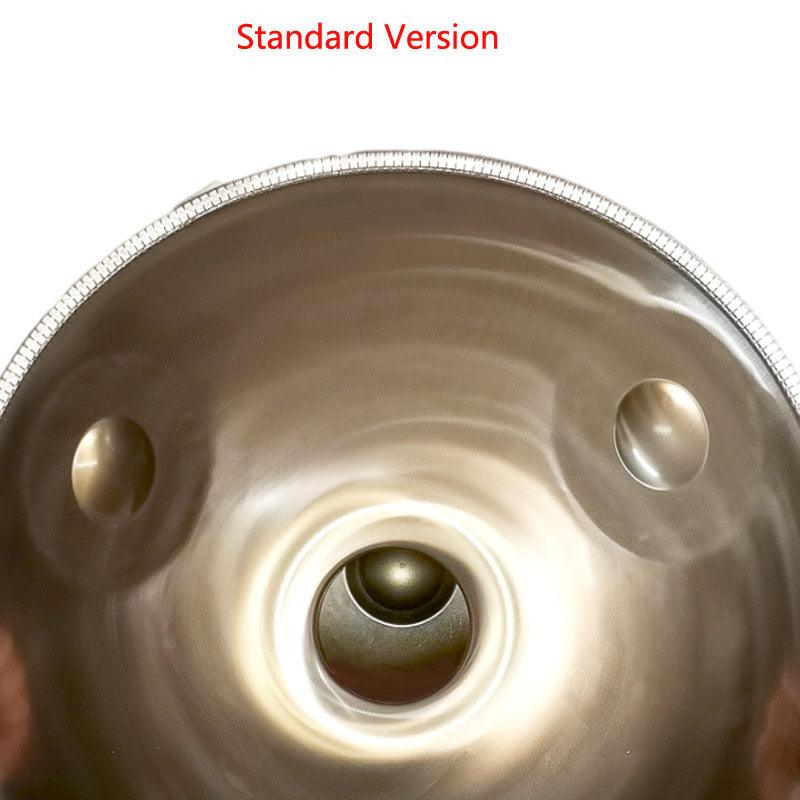 Customized D3 Master Version / Standard Version High-end Stainless Steel Handpan Drum, Available in 432 Hz and 440 Hz, 22 Inch 9/10/11/12/13 Notes Professional Performances - HLURU