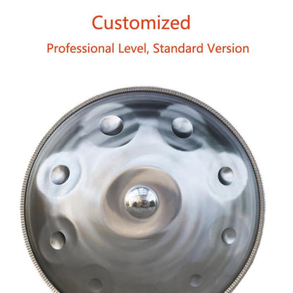 Customized F3 / F#3 Master Version / Standard Version High-end Stainless Steel Handpan Drum, Available in 432 Hz & 440 Hz, 22 Inch 9/10/11/14/15/16/18/19/20 Notes Professional Performances Percussion Instrument - HLURU