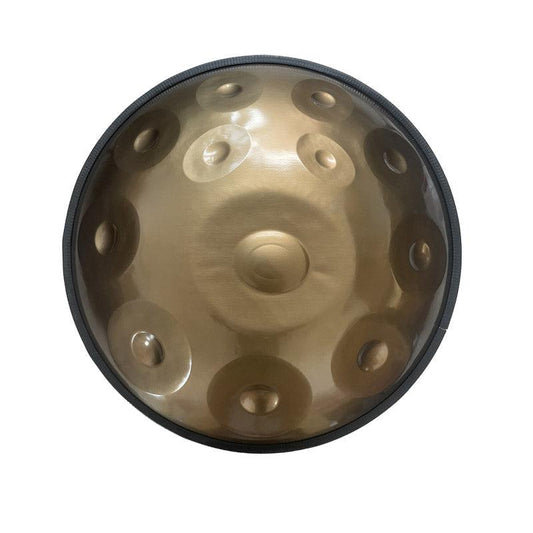 HLURU Handpan Drum 22 Inch 12 Notes Kurd Scale C Major ( Kurd D Minor ) High-end Stainless Steel Percussion Instrument, Available in 432 Hz and 440 Hz - HLURU
