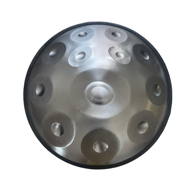HLURU Handpan Drum 22 Inch 12 Notes Kurd Scale C Major ( Kurd D Minor ) High-end Stainless Steel Percussion Instrument, Available in 432 Hz and 440 Hz - HLURU